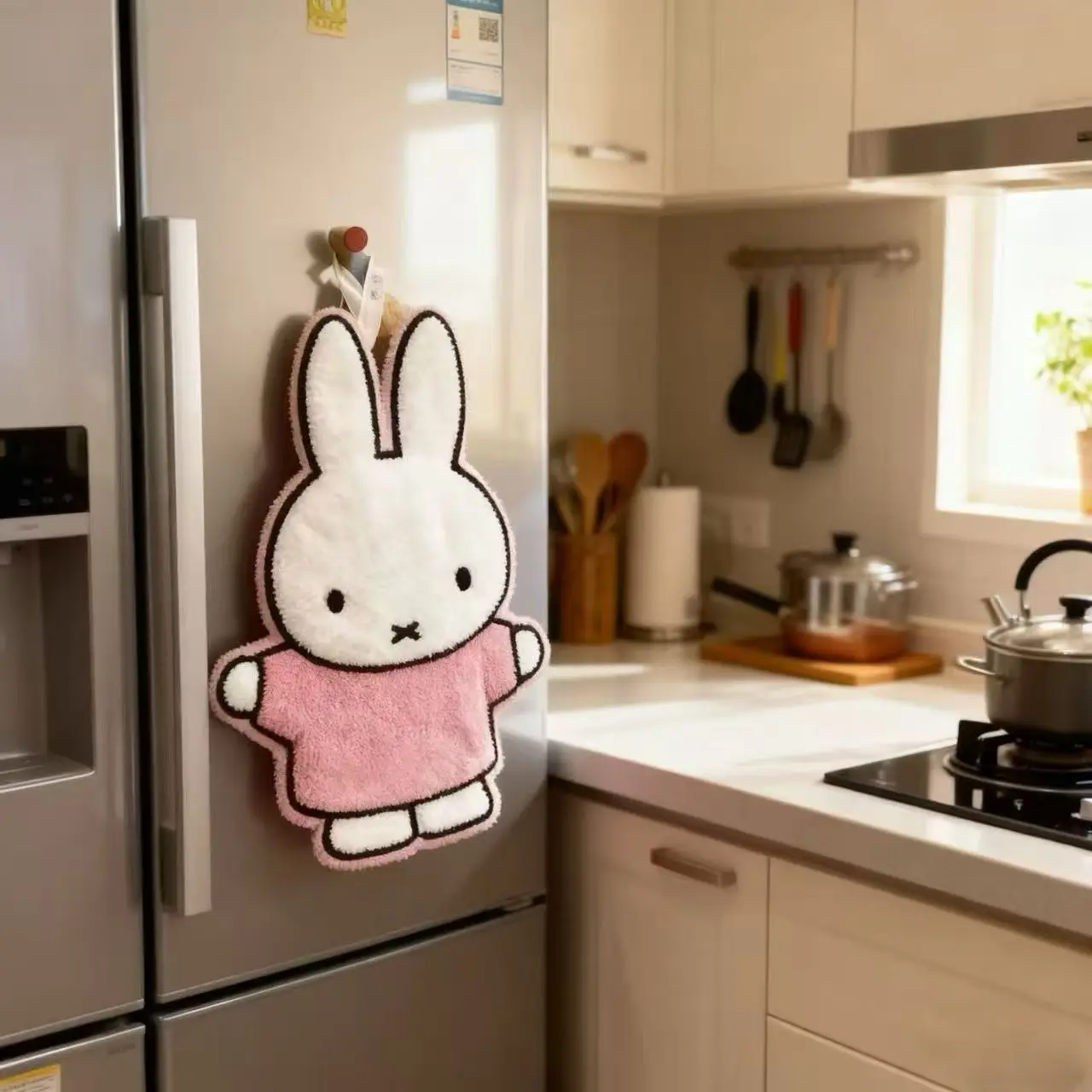 Home Textile - Kawai Miffy Tavşan Desenli El Havlusu,